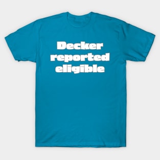 Lions Decker reported eligible T-Shirt